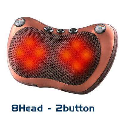 Relaxation Vibrating Heated Massage Pillow