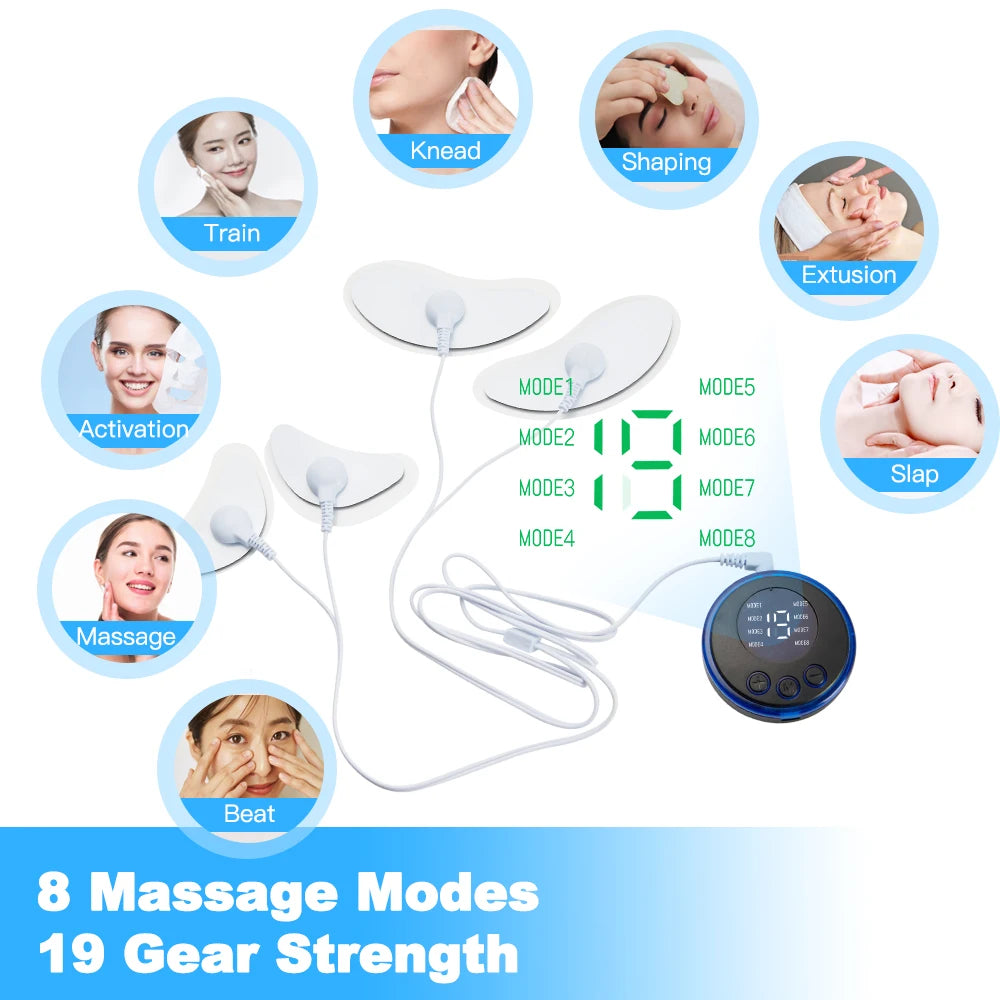 Mini EMS Neck Massager – Portable Muscle Stimulator & Fatigue Relief Tool