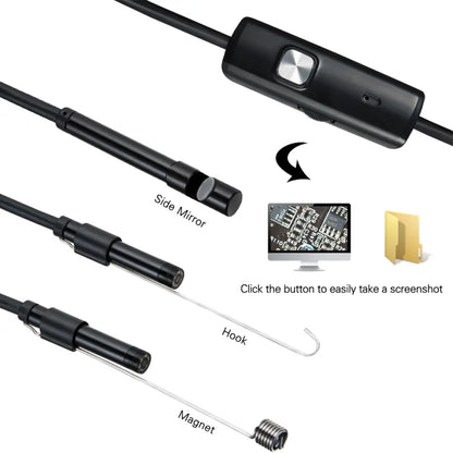 7.0MM TYPE-C Endoscope Camera IP67 Waterproof 6 LED