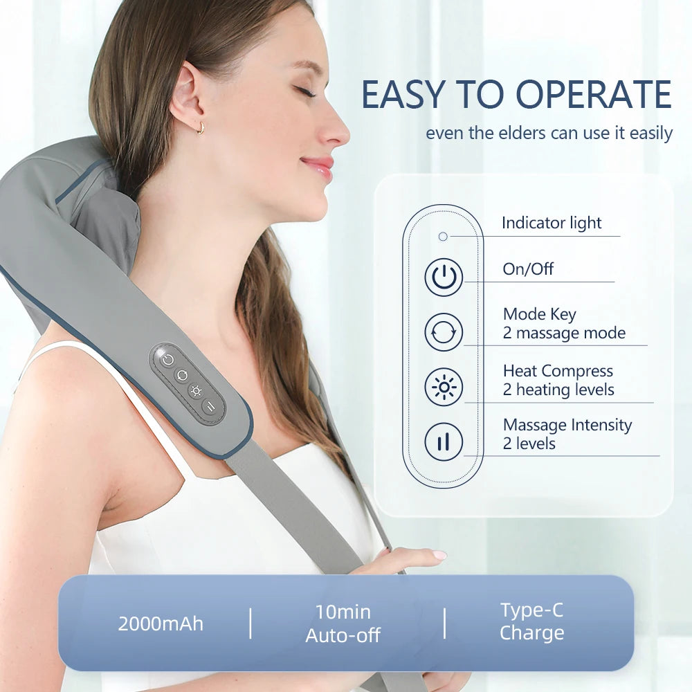 Foreverly Wireless Neck, Back And Shoulder Massager