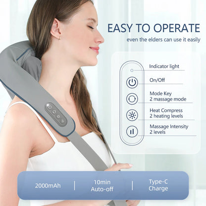 Foreverly Wireless Neck, Back And Shoulder Massager