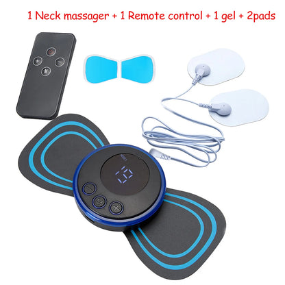 Mini EMS Neck Massager – Portable Muscle Stimulator & Fatigue Relief Tool